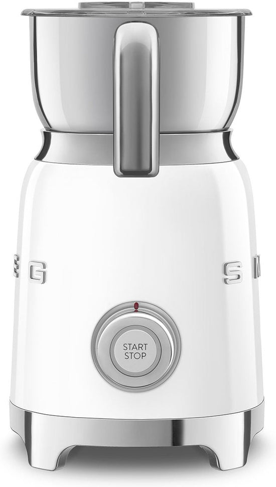 Smeg - 2.5 Cups Retro 50's Style White Milk Frother - MFF11WHUS