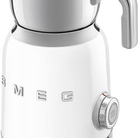 Smeg - 2.5 Cups Retro 50's Style White Milk Frother - MFF11WHUS