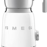 Smeg - 2.5 Cups Retro 50's Style White Milk Frother - MFF11WHUS
