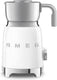Smeg - 2.5 Cups Retro 50's Style White Milk Frother - MFF11WHUS