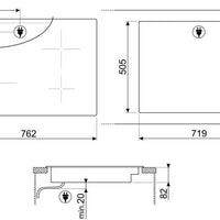 Smeg - 30" 5-Burner Electric Drop-In Ceramic Cooktop - SEU304EMTB (Special Order Item)