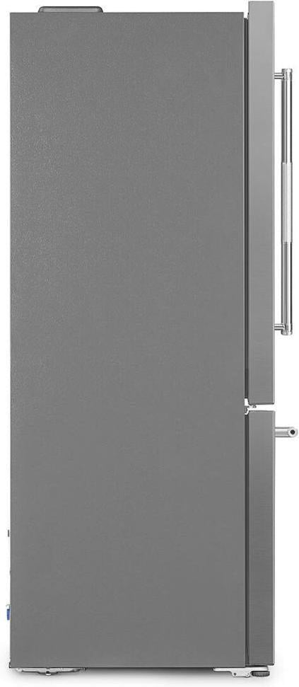 Smeg - 30" Bottom Mount Freestanding Fridge with Auto Ice - BM30URXI