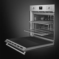Smeg - 30" Built in Classic Design Oven with Pro Knobs and Handle - SOU3300TX2