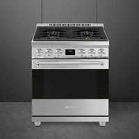 Smeg - 30" Dual Fuel Stainless Steel Professional Range - SPR30UGMX (Special Order Item)