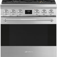 Smeg - 30" Dual Fuel Stainless Steel Professional Range - SPR30UGMX (Special Order Item)