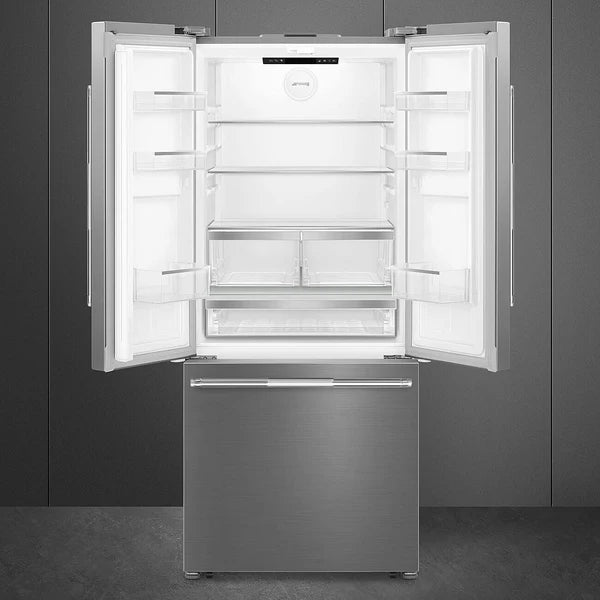 Smeg - 30" French Door Fridge with Auto Ice Preliminary - FD30UXI
