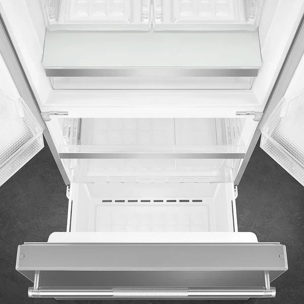 Smeg - 30" French Door Fridge with Auto Ice Preliminary - FD30UXI