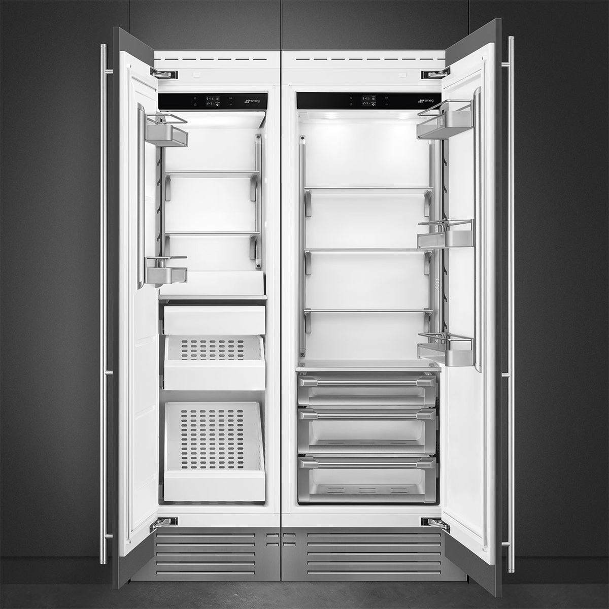 Smeg - 30” Panel Ready Built-In Fridge Column, Right Hinge - RSDU30R