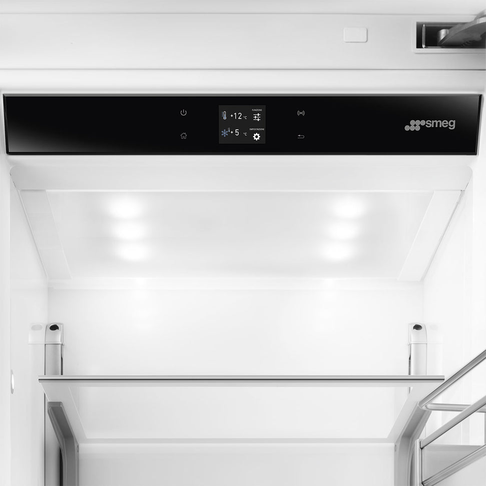 Smeg - 30" Panel Ready Built-In Fridge with Convertible Freezer, Right Hinge - RBMU30R