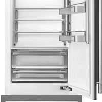 Smeg - 30" Panel Ready Built-In Fridge with Convertible Freezer, Right Hinge - RBMU30R