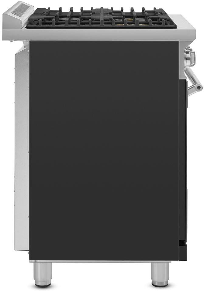 Smeg - 30" Professional Matt Black ALL GAS Range - SPR30UGGAN