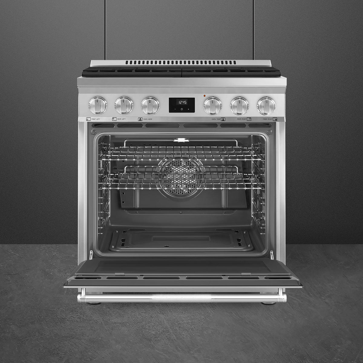 Smeg - 30" Professional Stainless-Steel ALL GAS Range - SPR30UGGX (Special Order Item)