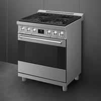 Smeg - 30" Professional Stainless-Steel ALL GAS Range - SPR30UGGX (Special Order Item)