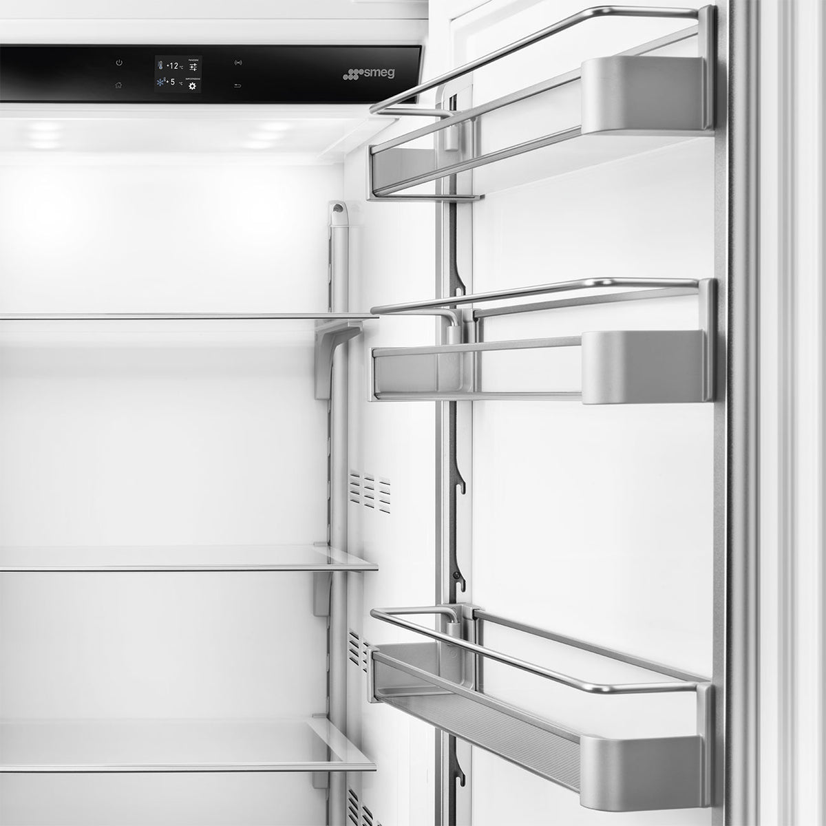 Smeg - 30” Stainless Steel Built-In Fridge Column, Right Hinge - RSDU30RX