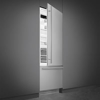 Smeg - 30" Stainless Steel Built-In Fridge with Convertible Freezer, Right Hinge - RBMU30RX