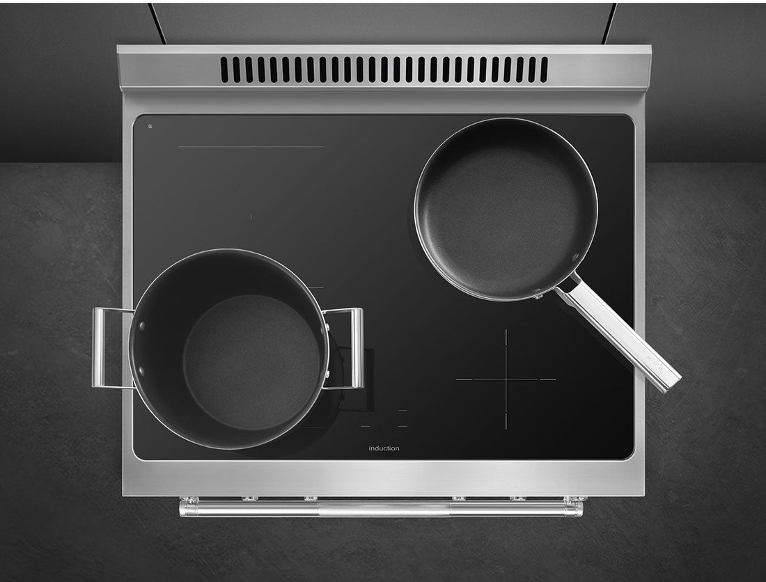 Smeg - 30" Stainless Steel Professional Induction Range - SPR30UIMX (Special Order Item)
