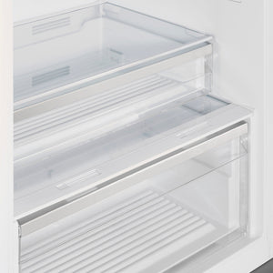 Smeg - 31" FAB50 Retro Refrigerator With Bottom Freezer, Brass Right Hinge - Preliminary Cream - FAB50URCRB3