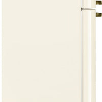 Smeg - 31" FAB50 Retro Refrigerator With Bottom Freezer, Brass Right Hinge - Preliminary Cream - FAB50URCRB3