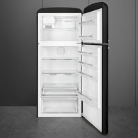 Smeg - 31" FAB50 Retro Refrigerator With Bottom Freezer, Right Hinge Preliminary Black - FAB50URBL3 (Special Order Item)