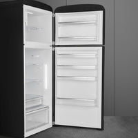 Smeg - 31" FAB50 Retro Refrigerator With Bottom Freezer, Right Hinge Preliminary Black - FAB50URBL3 (Special Order Item)