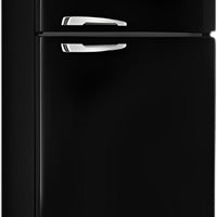 Smeg - 31" FAB50 Retro Refrigerator With Bottom Freezer, Right Hinge Preliminary Black - FAB50URBL3 (Special Order Item)