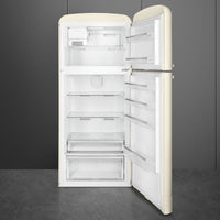 Smeg - 31" FAB50 Retro Refrigerator With Bottom Freezer, Right Hinge Preliminary Cream - FAB50URCR3 (Special Order Item)