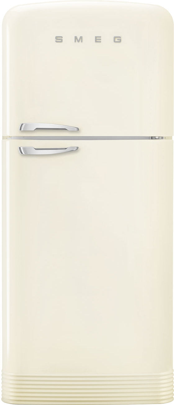 Smeg - 31" FAB50 Retro Refrigerator With Bottom Freezer, Right Hinge Preliminary Cream - FAB50URCR3 (Special Order Item)