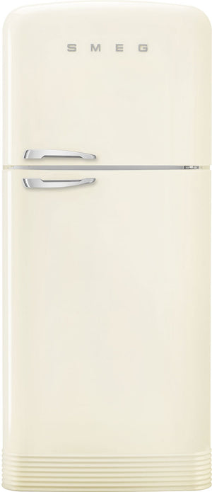 Smeg - 31" FAB50 Retro Refrigerator With Bottom Freezer, Right Hinge Preliminary Cream - FAB50URCR3