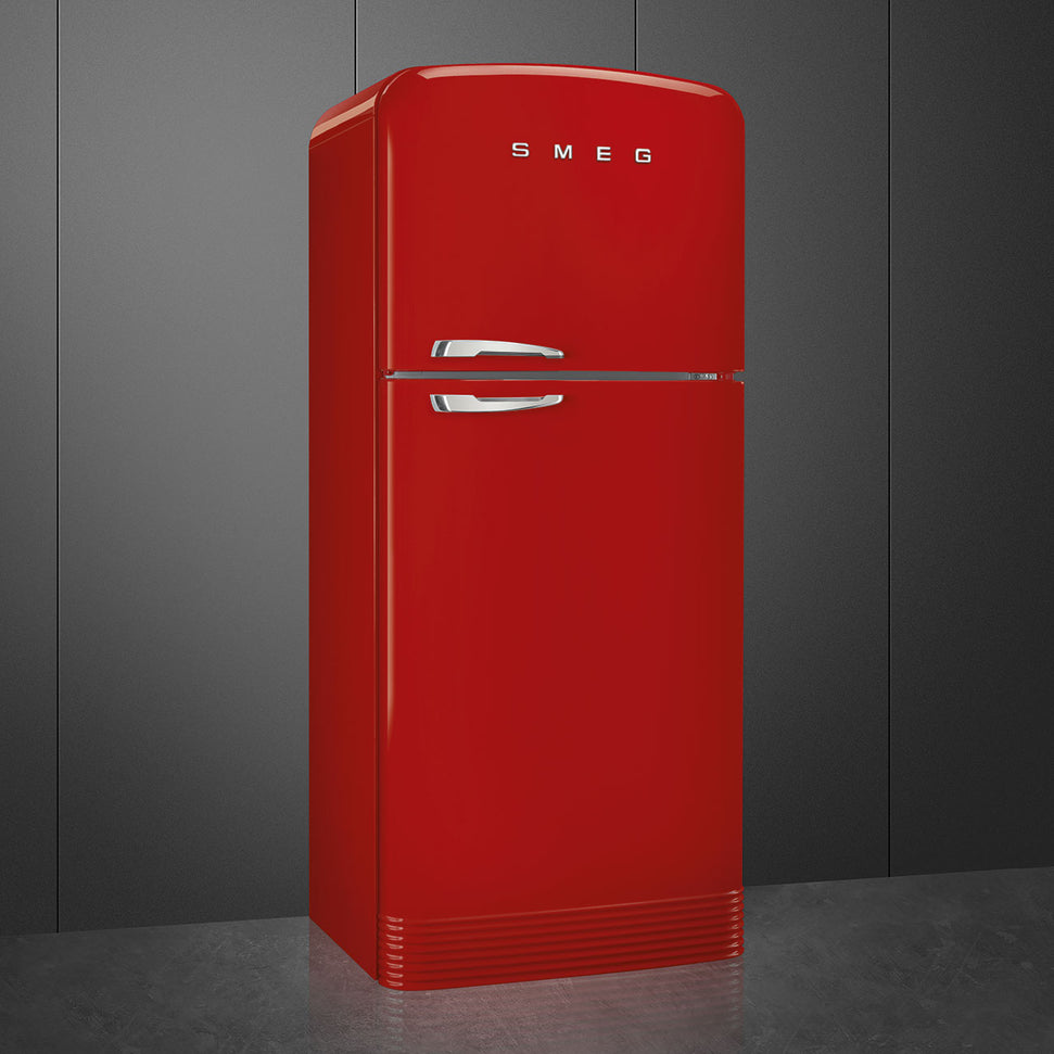 Smeg - 31" FAB50 Retro Refrigerator With Bottom Freezer, Right Hinge Preliminary Red - FAB50URRD3 (Special Order Item)