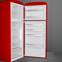 Smeg - 31" FAB50 Retro Refrigerator With Bottom Freezer, Right Hinge Preliminary Red - FAB50URRD3 (Special Order Item)