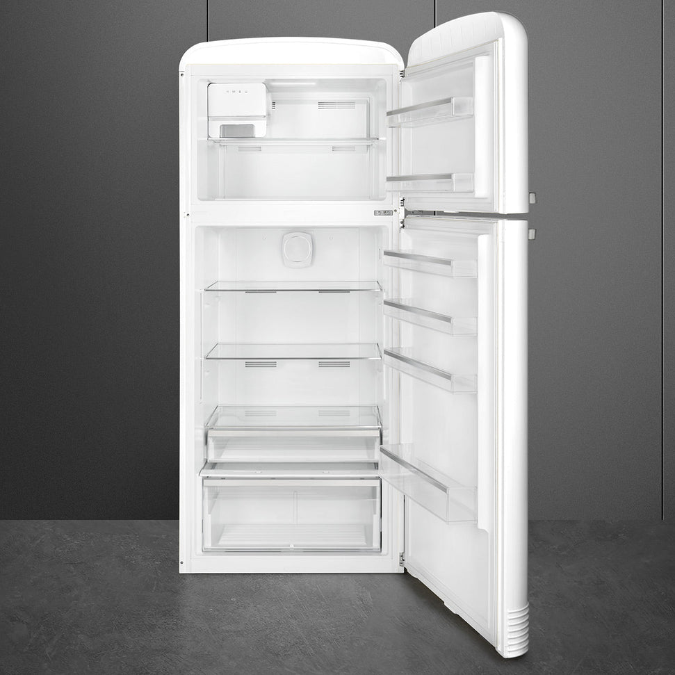 Smeg - 31" FAB50 Retro Refrigerator With Bottom Freezer, Right Hinge Preliminary White - FAB50URWH3 (Special Order Item)