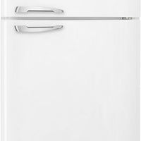 Smeg - 31" FAB50 Retro Refrigerator With Bottom Freezer, Right Hinge Preliminary White - FAB50URWH3 (Special Order Item)
