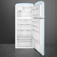 Smeg - 31" FAB50 Retro Refrigerator With Top Freezer, Right Hinge Preliminary Pastel Blue - FAB50URPB3