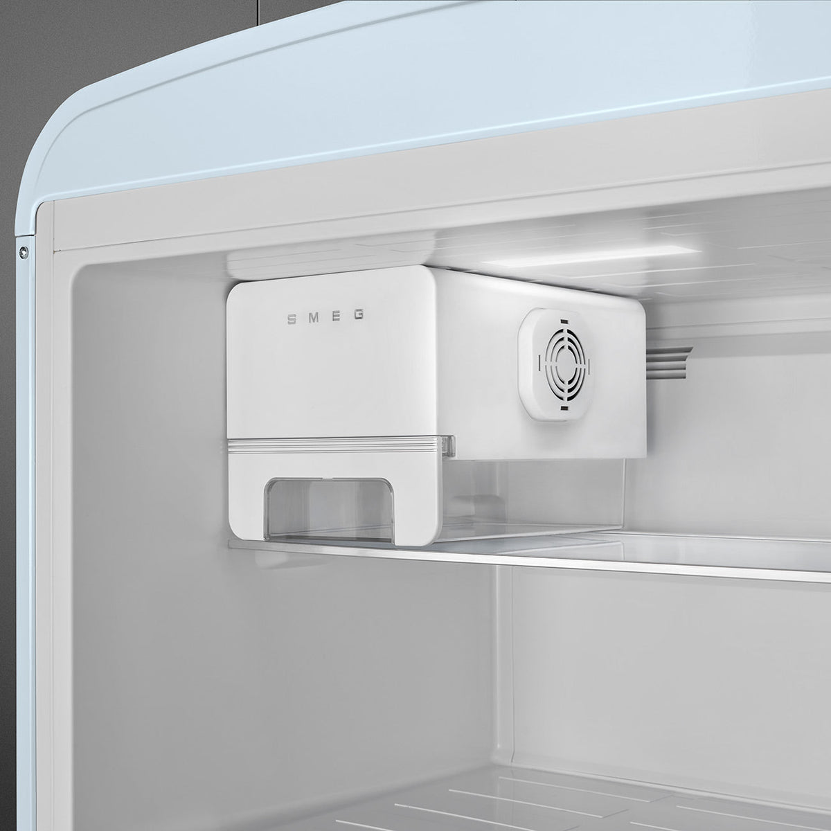 Smeg - 31" FAB50 Retro Refrigerator With Top Freezer, Right Hinge Preliminary Pastel Blue - FAB50URPB3