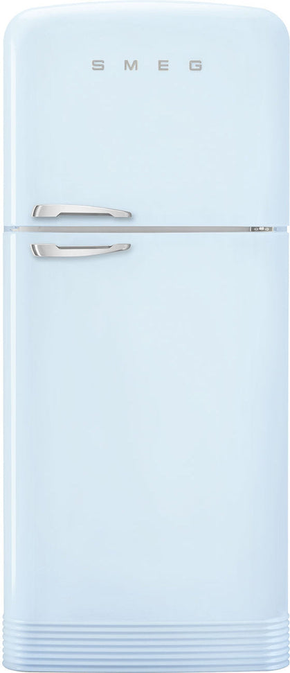Smeg - 31" FAB50 Retro Refrigerator With Top Freezer, Right Hinge Preliminary Pastel Blue - FAB50URPB3