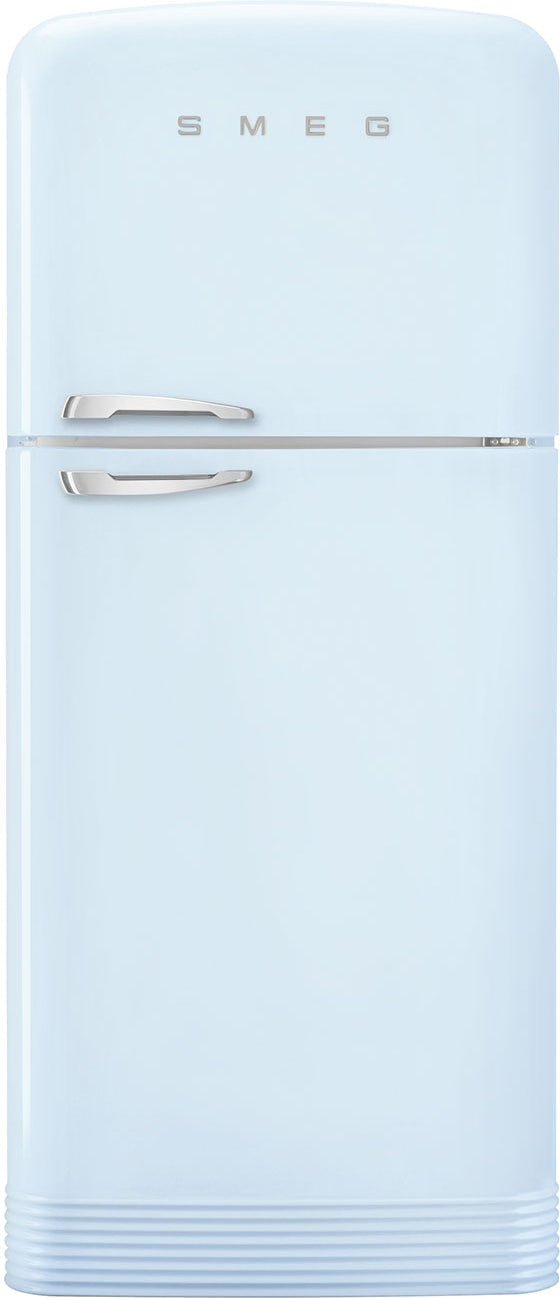 Smeg - 31" FAB50 Retro Refrigerator With Top Freezer, Right Hinge Preliminary Pastel Blue - FAB50URPB3