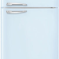 Smeg - 31" FAB50 Retro Refrigerator With Top Freezer, Right Hinge Preliminary Pastel Blue - FAB50URPB3