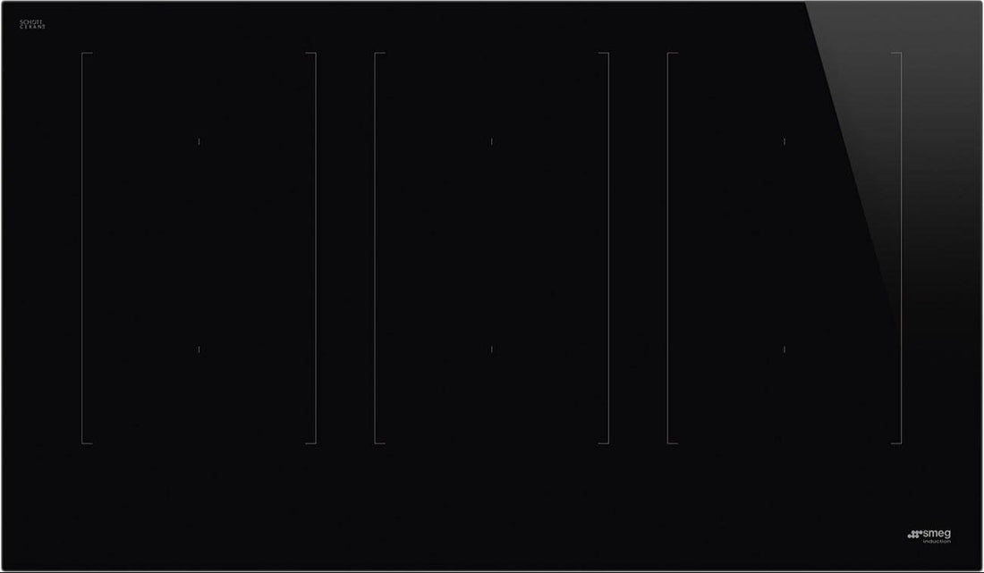 Smeg - 36" Black Induction Cooktop PRELIMINARY - SIMU336D (Special Order Item)