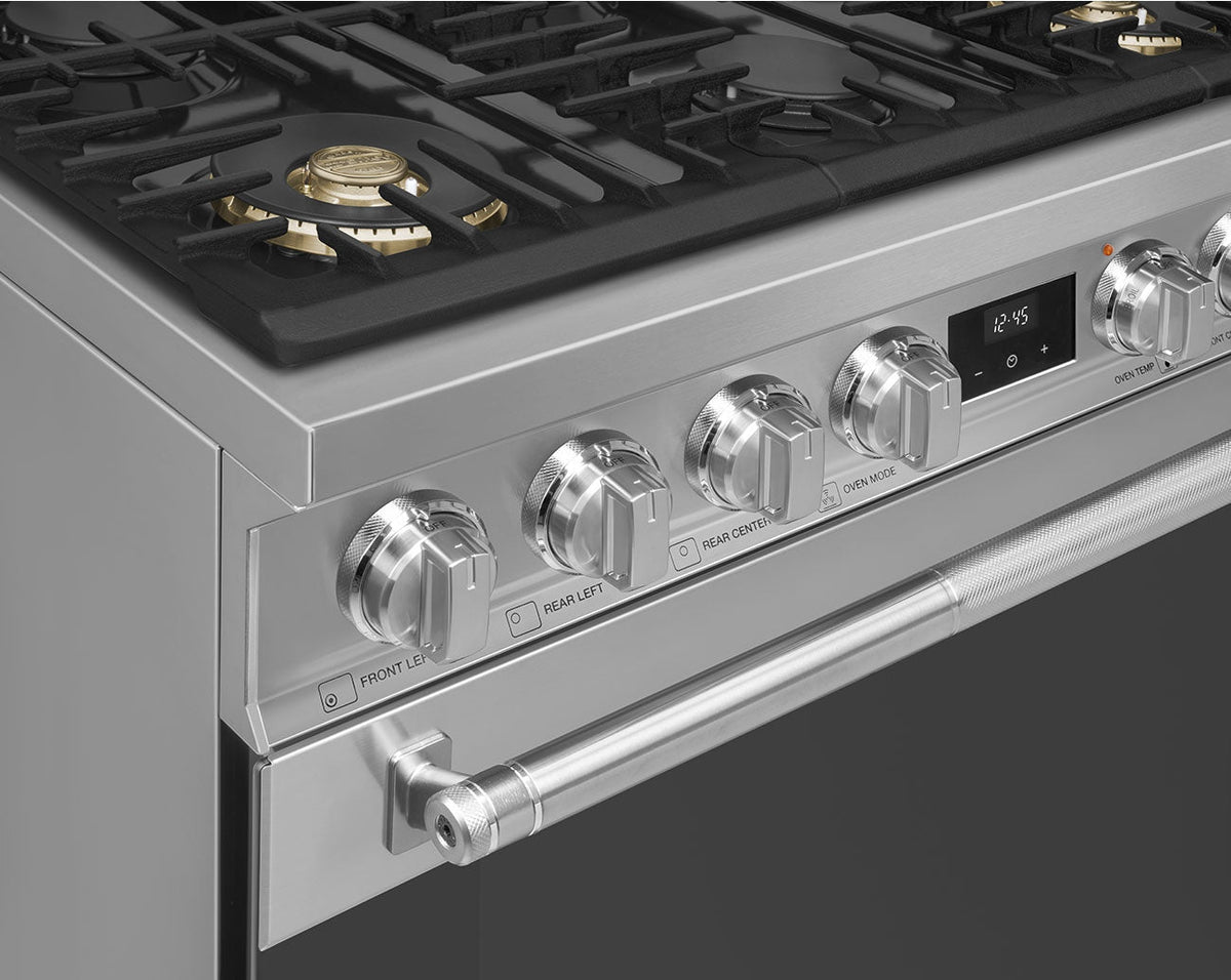 Smeg - 36" Dual Fuel Stainless Steel Professional Range - SPR36UGMX (Special Order Item)