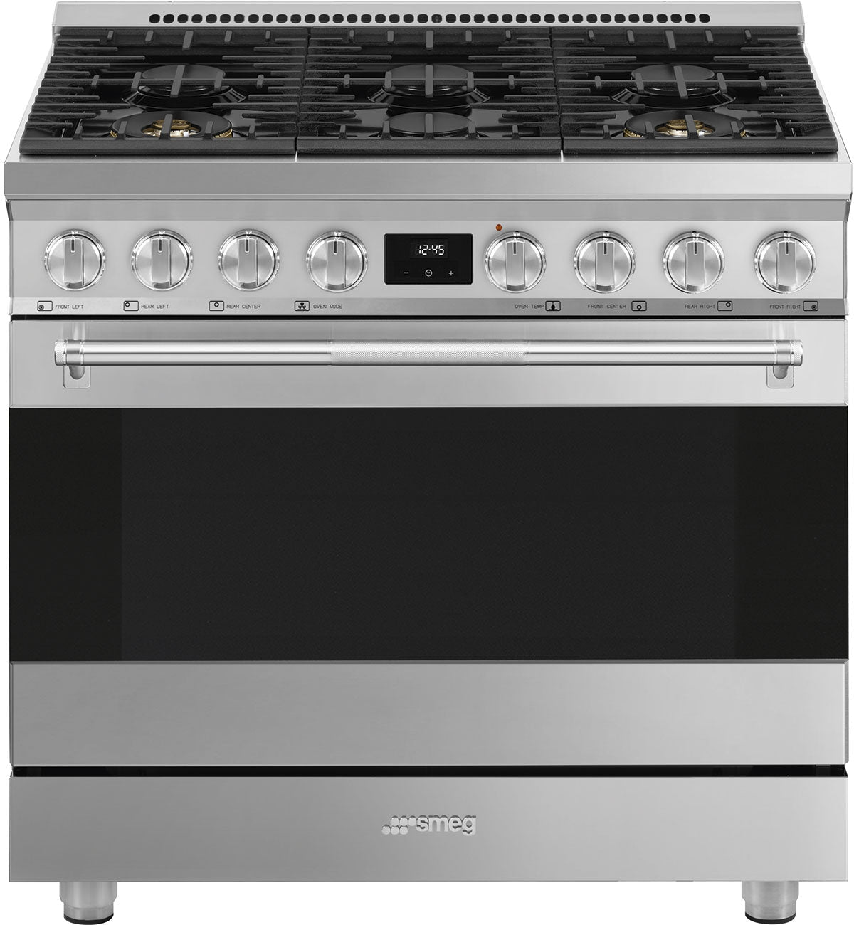 Smeg - 36" Dual Fuel Stainless Steel Professional Range - SPR36UGMX (Special Order Item)