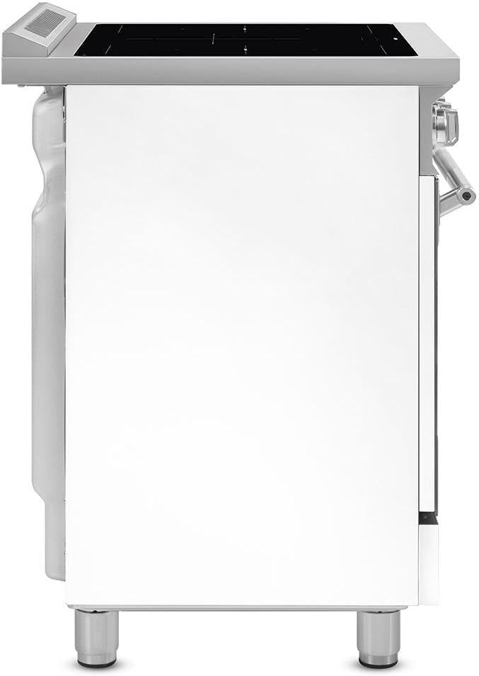 Smeg - 36" Freestanding Matt White Induction Range - SPR36UIMMW