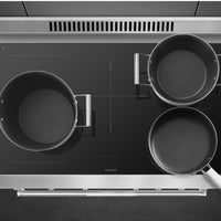 Smeg - 36" Freestanding Matte Black Induction Range - SPR36UIMAN