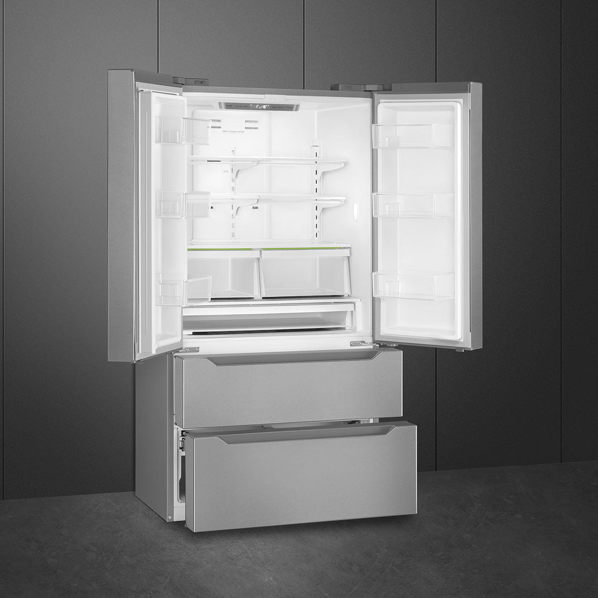 Smeg - 36" Freestanding Refrigerator - FQ55UFX (Special Order Item)