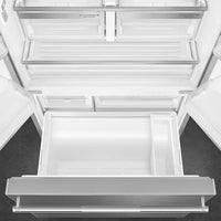 Smeg - 36" French Door Fridge with Auto Ice & Internal Water Preliminary - FD36UXIW