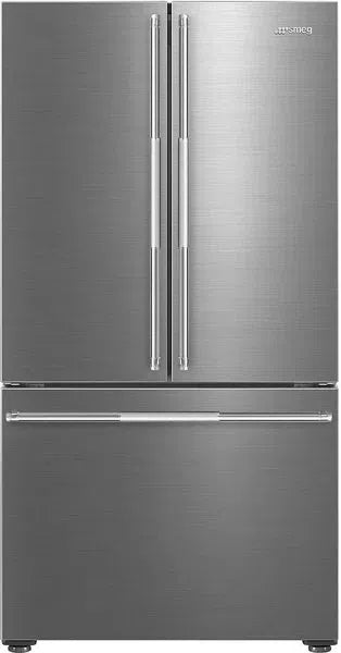 Smeg - 36" French Door Fridge with Auto Ice & Internal Water Preliminary - FD36UXIW