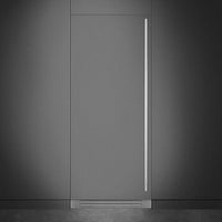 Smeg - 36” Panel Ready Built-In Freezer Column, Left Hinge - FZU36L