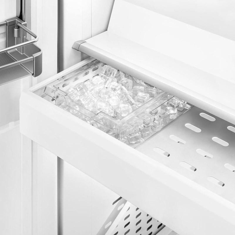 Smeg - 36” Panel Ready Built-In Freezer Column, Left Hinge - FZU36L