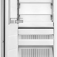 Smeg - 36” Panel Ready Built-In Freezer Column, Left Hinge - FZU36L
