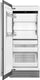 Smeg - 36” Panel Ready Built-In Freezer Column, Left Hinge - FZU36L