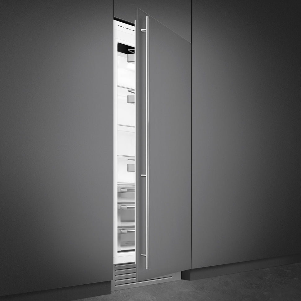 Smeg - 36” Panel Ready Built-In Fridge Column, Right Hinge - RSDU36R